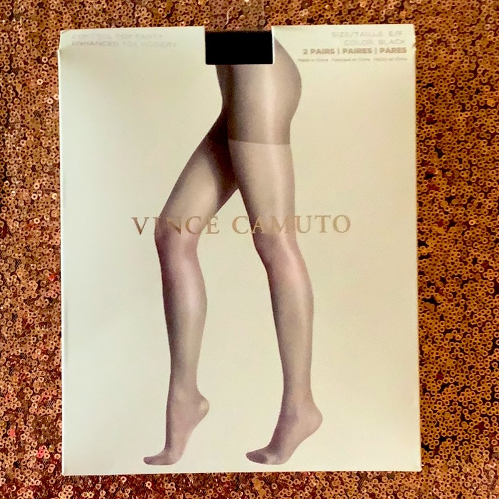 Vince Camuto pantyhose. Please specify color when buying. Thanks
